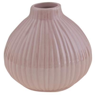 Vase violett/rosa glasiert 11cm
