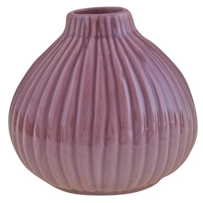 Vase violett/rosa glasiert 11cm