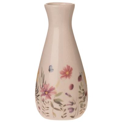 Vase mit Blumendekor 13cm