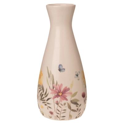 Vase mit Blumendekor 16cm