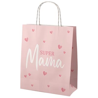 Geschenktüte Supermama, 20x9H24