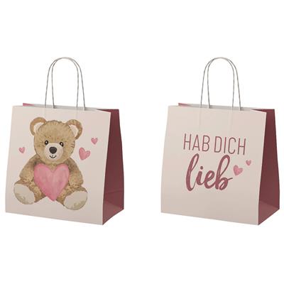 Geschenktüte Teddy 15x8H15