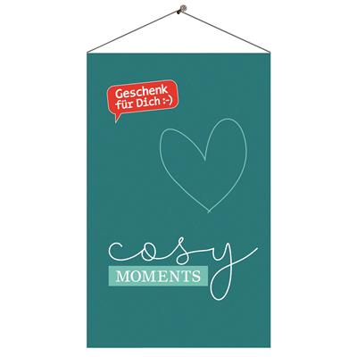 Banner Cosy Moments 50x80cm