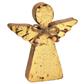 Engel aus Mangoholz gold, 15cm