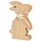 Hase aus Holz, 7x12x2 cm