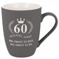 Soft-Touch Tasse "60 knackige Jahre"