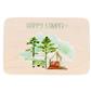 Brettchen farbig, "Happy Camper" 21,5x14,5cm