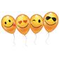 6er Luftballons "Smiley"