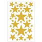 Sticker Sterne gold, 1 Bogen
