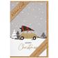 Bil. Nature Card Weihnachten Auto