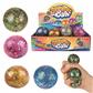 Quetsch-Ball Glitzergel 6cm, 4-fach sort.