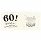 Geschenkbuch "60 - Das richtige Alter!"
