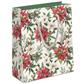 Geschenktasche "Christmas florals" mittel