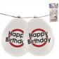 Luftballon "Happy Birthday", 30cm, 8-teilig