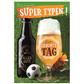 Bil. Geburtstag Bier und Fussball