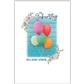 Bil. Geburtstag Luftballons, Blumenranke