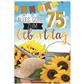 Bil. Geburtstag 75 Sonnenblumen