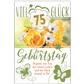 Bil. Geburtstag 75 Blumenstrauß