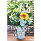 Bil. Geburtstag 65 Blumen