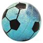 Gummiball Fussball 6cm + Licht