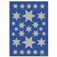 Sticker Decor Sterne 6-zackig silber, 3 BL