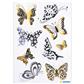 Sticker Creative Schmetterlinge , 1 BL