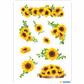 Sticker Decor Sonnenblumen, 3 BL