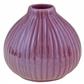 Vase violett/rosa glasiert 8cm