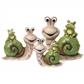 Schnecke mit Frosch 16cm